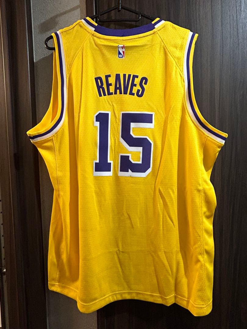 リーブス　ユニフォーム　ホーム　NBA レイカーズ