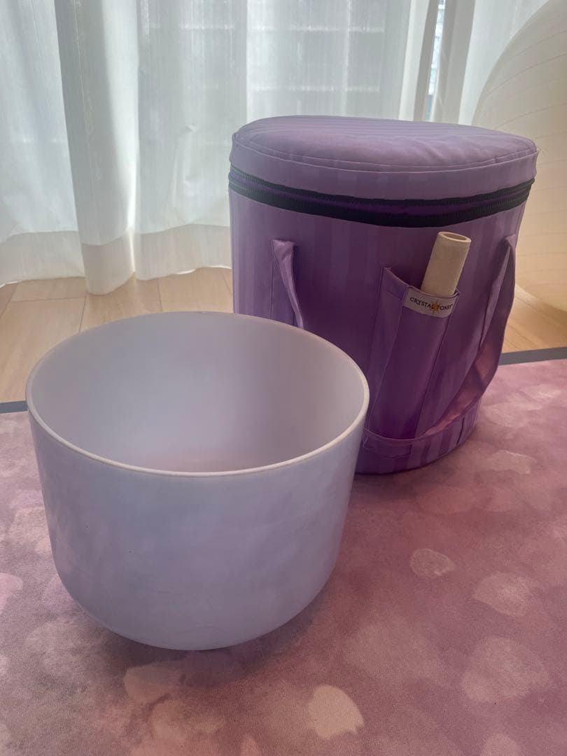 crystal tones 10インチクリスタルボウル　 （ケース付き