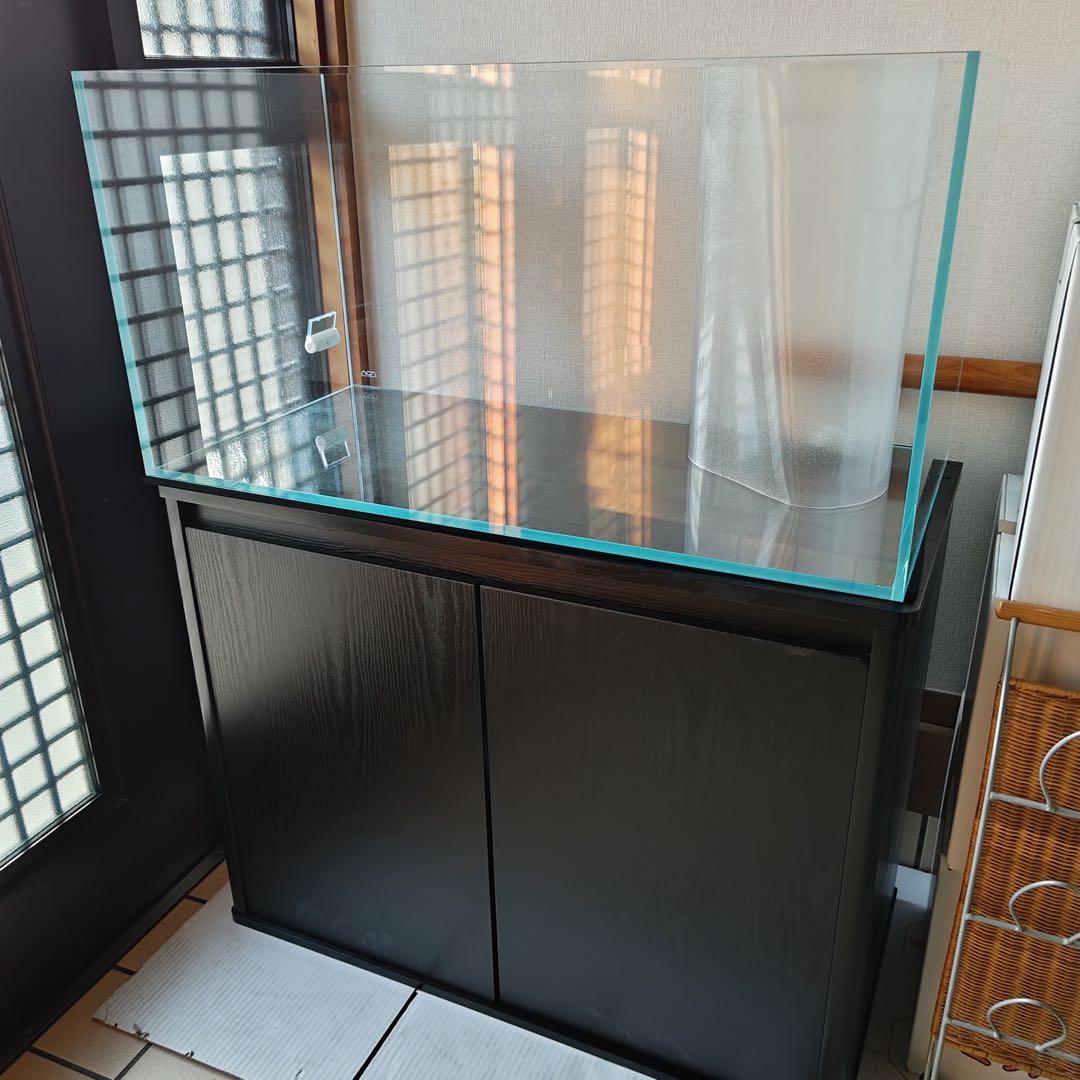 【引取限定】ガラス水槽ADA キャビネット付き