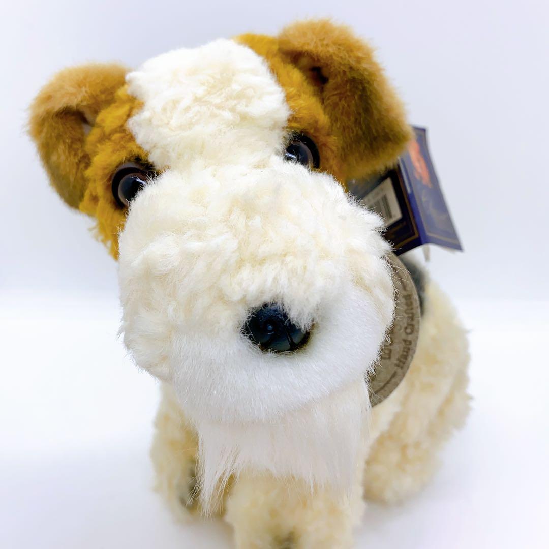 新品*オーロラ社 クラシック フォックステリア ぬいぐるみ 犬 WFT タグ付
