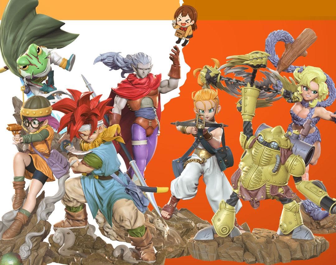 クロノトリガー　7体セット　未塗装未組立　フィギュア　ガレージキット