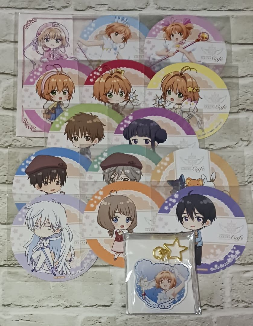 カードキャラクターさくら　コースター15点セット