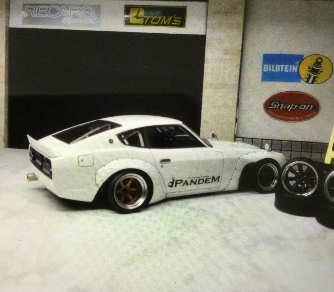 イグニッションモデル1/18 PANDEM S30Z 白　シャツおまけ付き