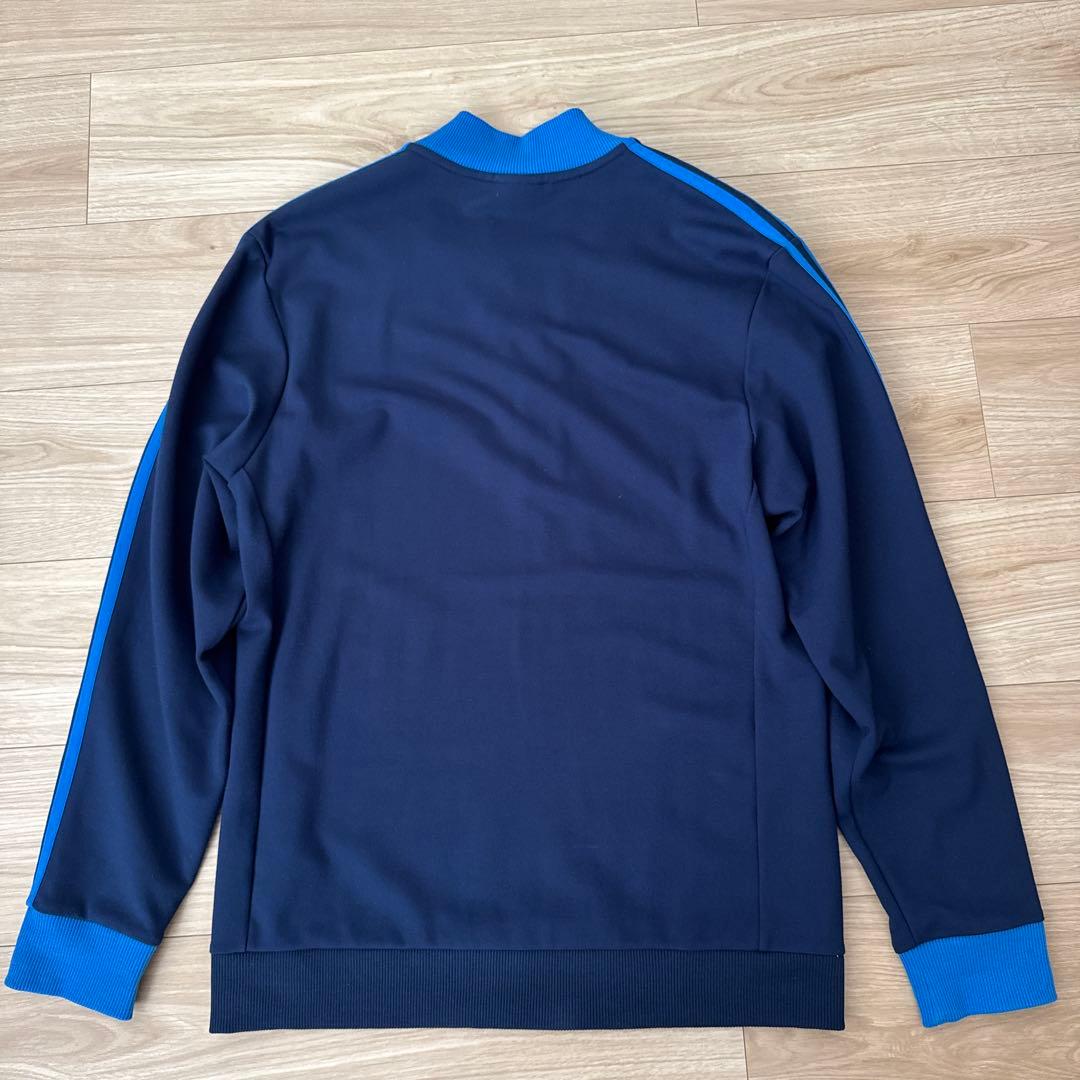 【美品】adidas ジャージ ジップアップ　ネイビー S