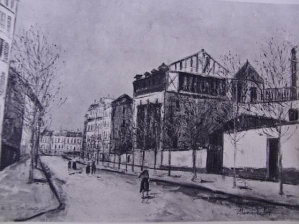 ユトリロ、MauriceUtrilloモンルージュ、限定高級画版、新品額付