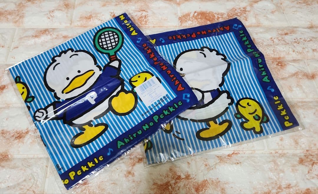 アヒルのペックル　レトロ　大判クロス　セット　ランチクロス　ナフキン　サンリオ
