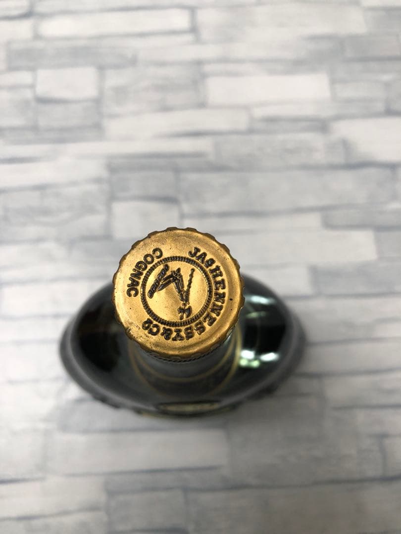 ヘネシー 希少 ジャズヘネシーＸＯグリーンボトル 金キャップ コニャック 箱付き