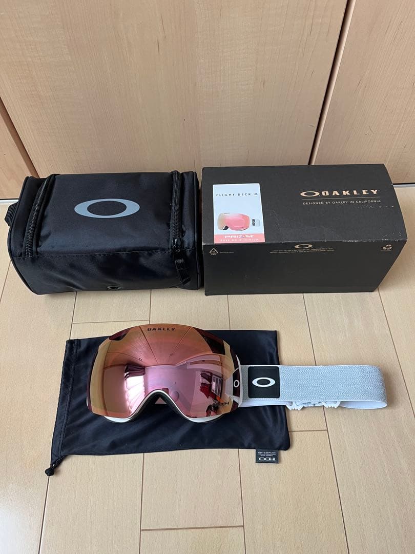 スキー・スノーボードアクセサリー OAKLEY FLIGHT DECK M ROSE GOLD IRIDIUM