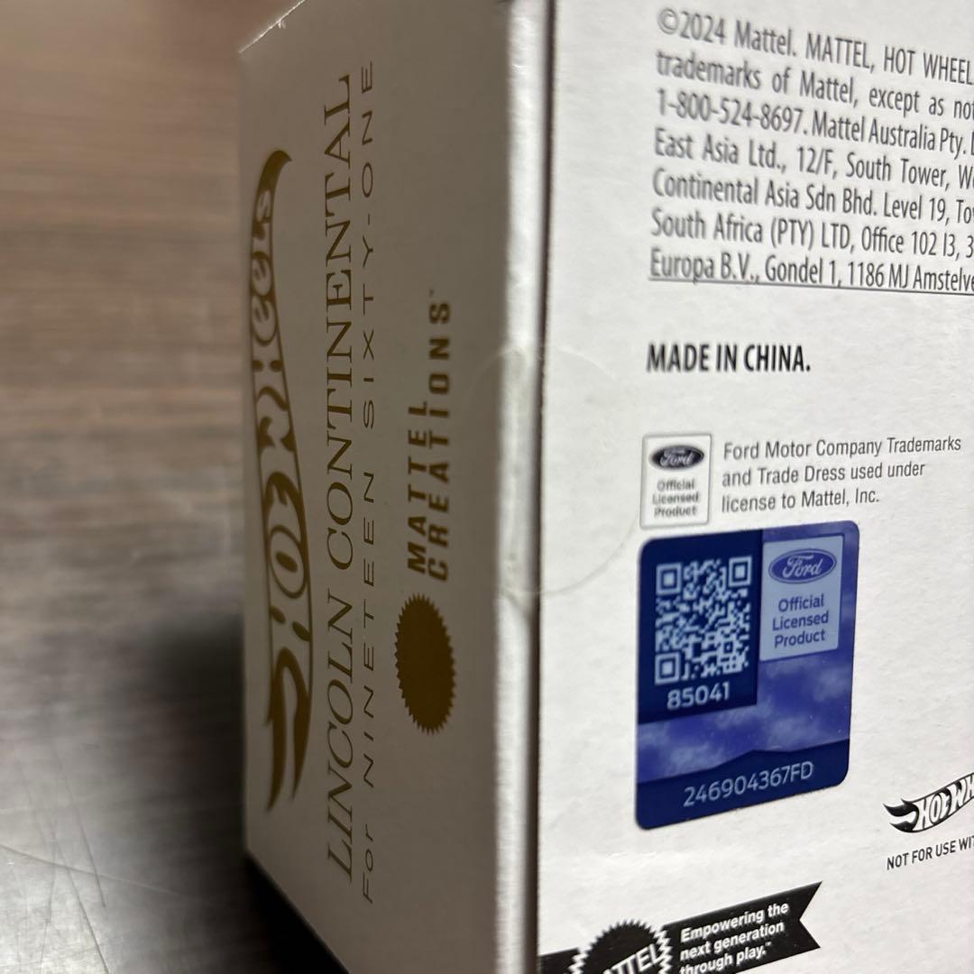 新品未開封⭐️ホットウィールRLC⭐️'61リンカーンコンチネンタル
