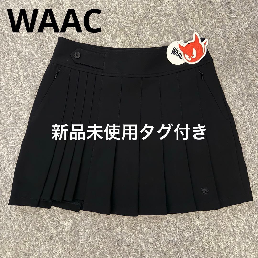 WAAC ワック プリーツ スカート パンツ Lサイズ ブラック ゴルフ 新品