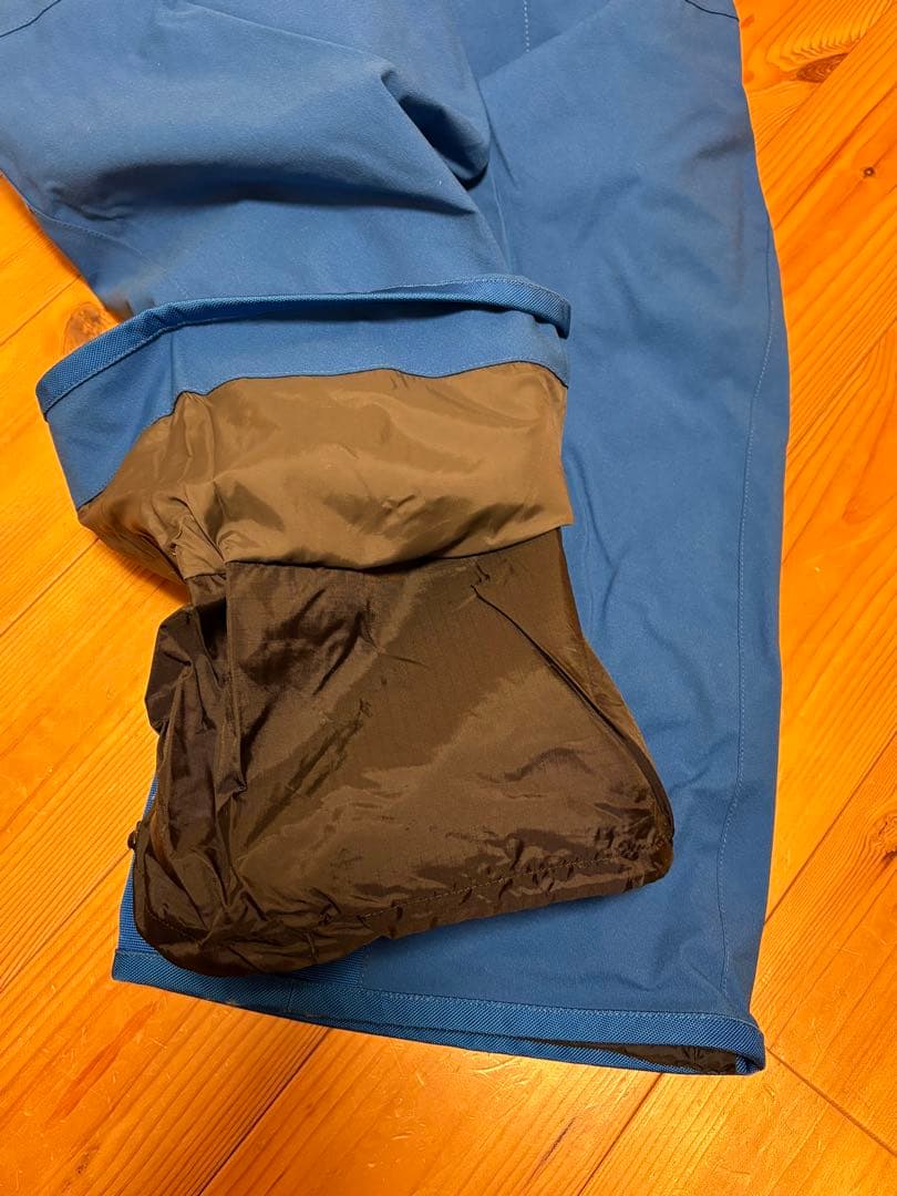 montbell スキーウェア 青