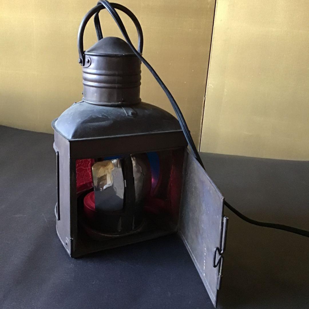 鉄道手信号機　アンティーク　希少