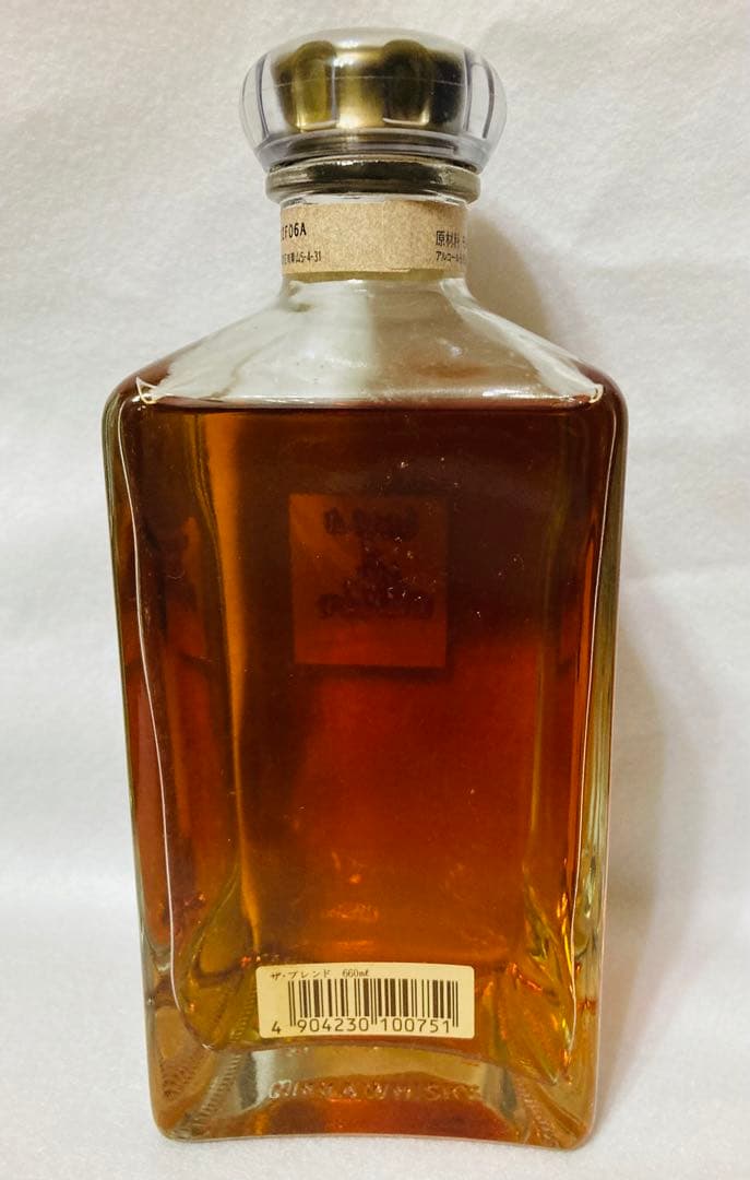 ウィスキー　ニッカ　モルト　グレーン　12F06A 年代物　660mL