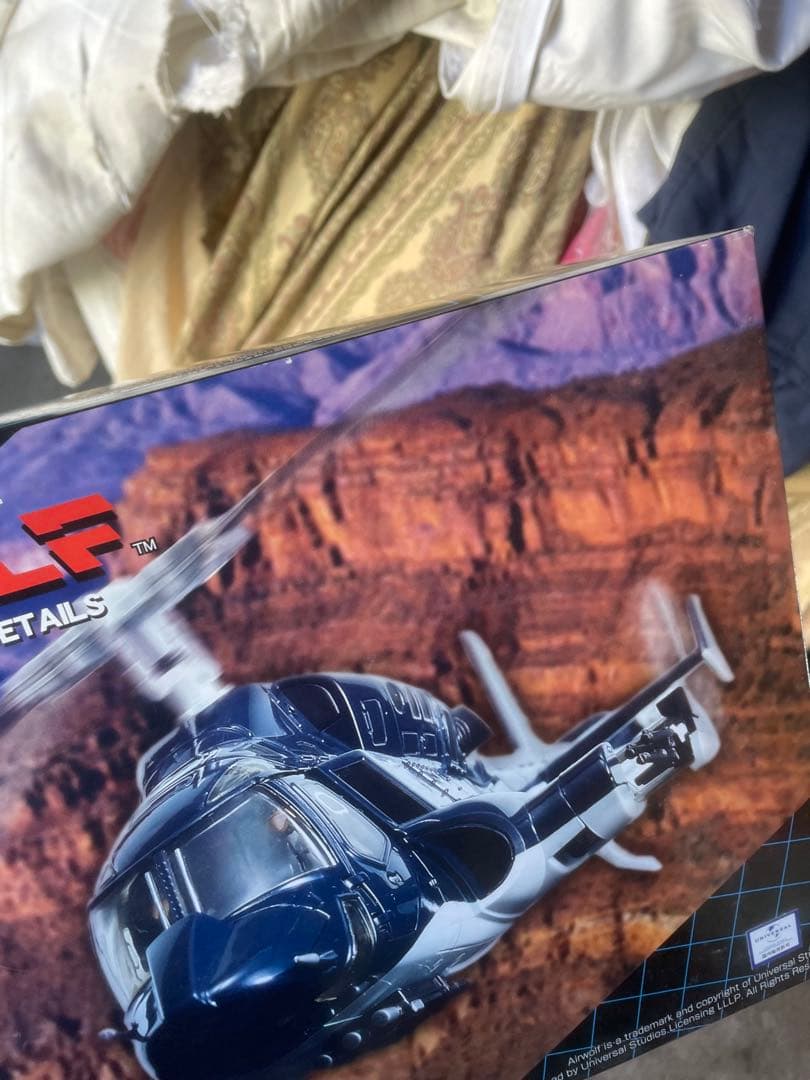 アオシマ　新世紀合金　1/48 エアーウルフ　限定版　メタリック仕様　未開封