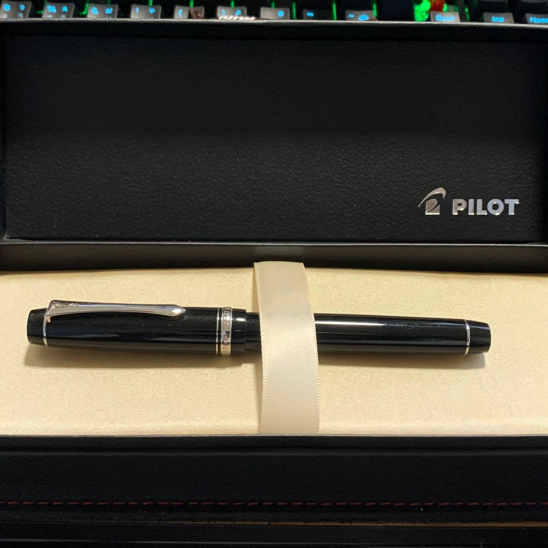 PILOT カスタムヘリテイジ91 FM 14K 万年筆 ケース付き
