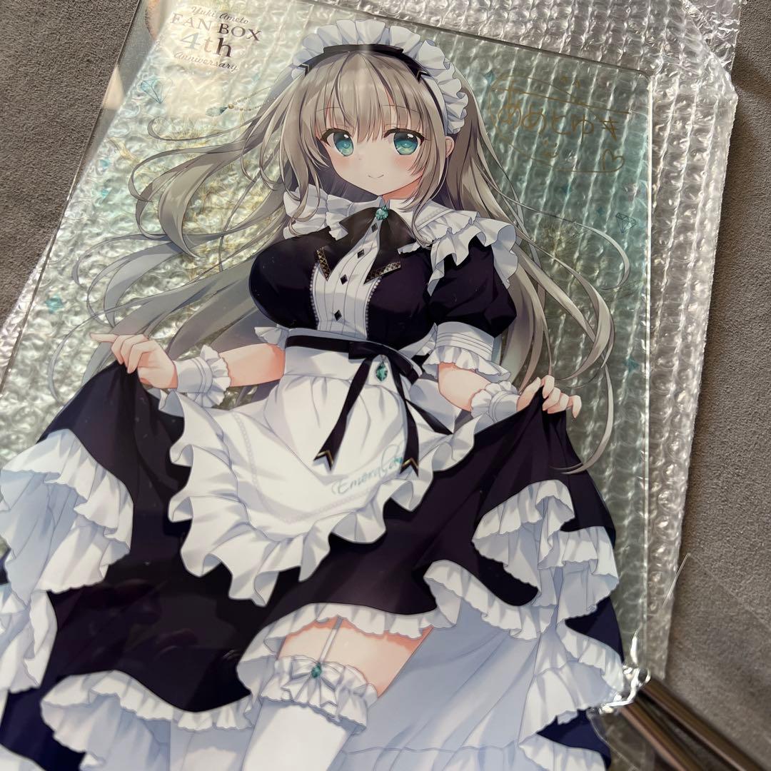 あめとゆき　4th fanbox アクリルパネル　直筆サイン入り