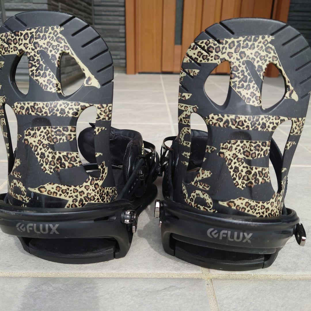 FLUX ヒョウ柄 スノーボードビンディング