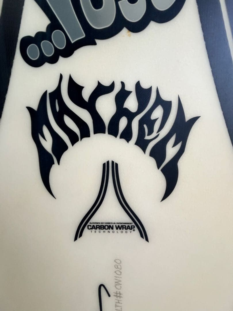 ロストサーフボード5'8 Outcat（フィン＋リーシュ+ケース）