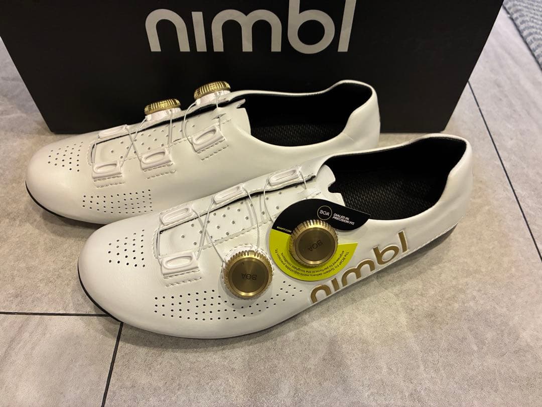 Nimbl Ultimate Gold 41 BOAダイヤル ロードシューズ