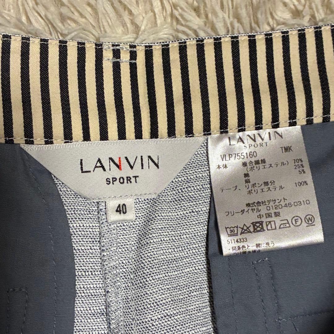 LANVIN SPORT 未使用タグ付 現行 高年式 ゴルフ ハーフパンツ