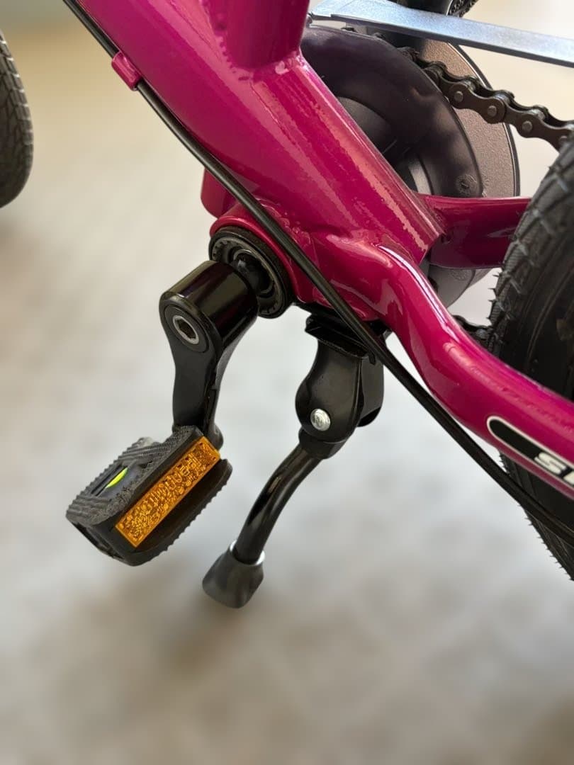 たのメル便【美品】STRIDER14xストライダー フューシャピンク スタンド付