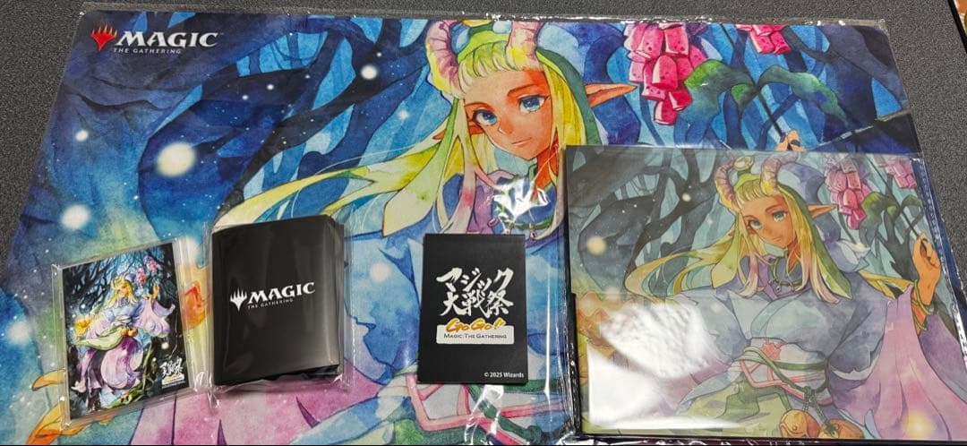 マジック大戦祭　花を手入れするものプレイマット他