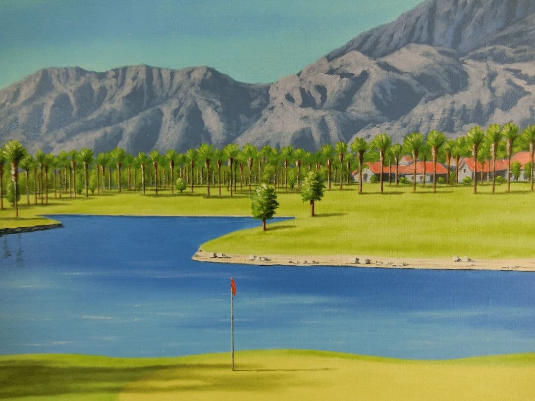 【ART】新屋敷一平真筆(PGAウエスト)10号