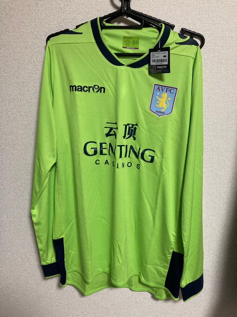 マクロン　アストンヴィラ　長袖ユニホーム　US Lサイズ 未使用品