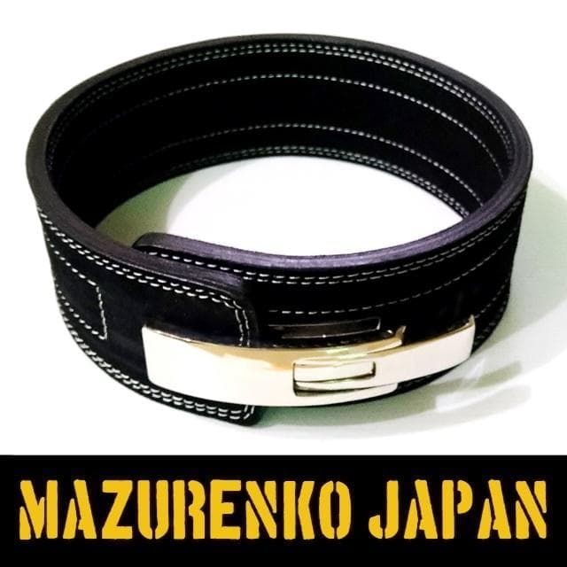 (L)10mm本牛革OEMレバーアクションパワーベルト