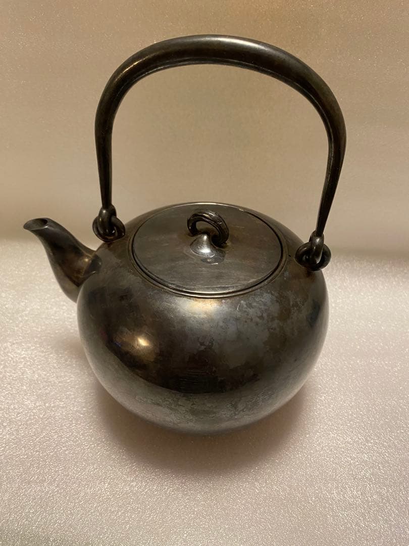 銀瓶　純銀　茶道具