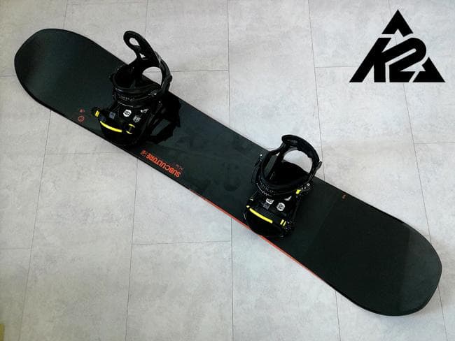 K2 SUBCULTURE スノーボードセット156 SONICバインディング付