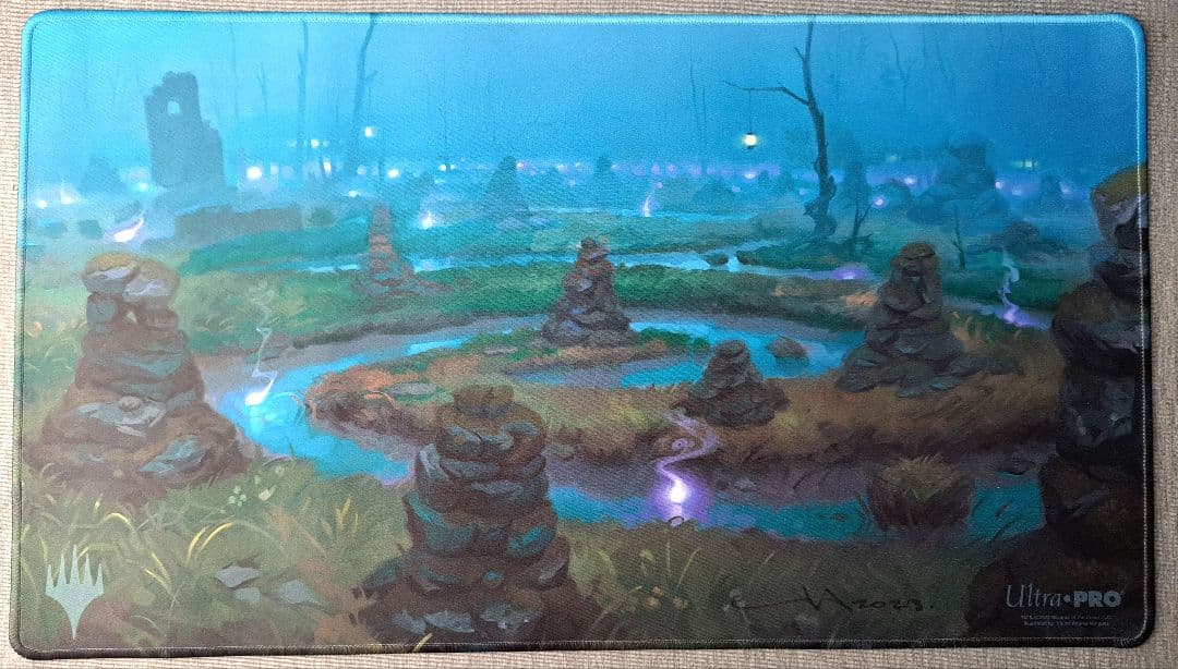 基本沼 プレイマット Victor Adame Minguez サイン入り