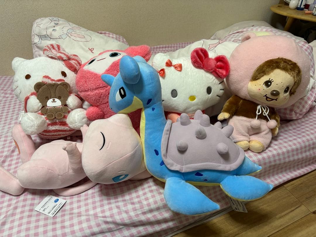 このぬいぐるみはUFOキャッチャーで取ったものです。新品同様で一度も使用しない