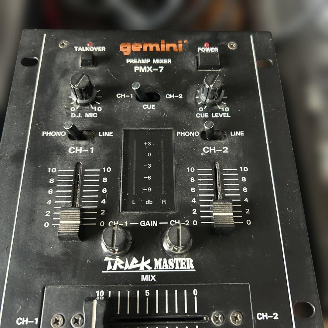 gemini ターンテーブル　ミキサー　セット