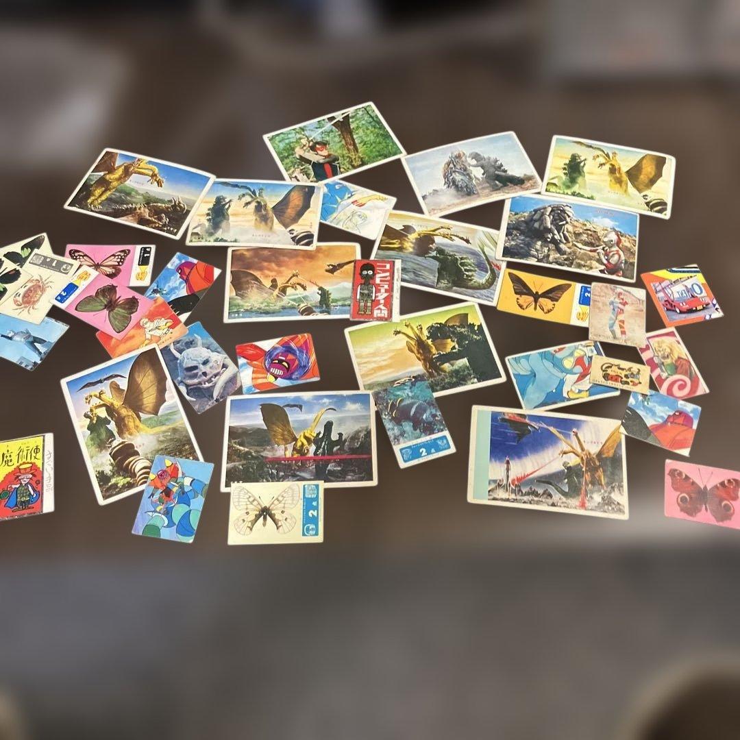 昭和30年代後半～40年代前半向け★東映★ゴジラ多め★蝶★カードコレクション