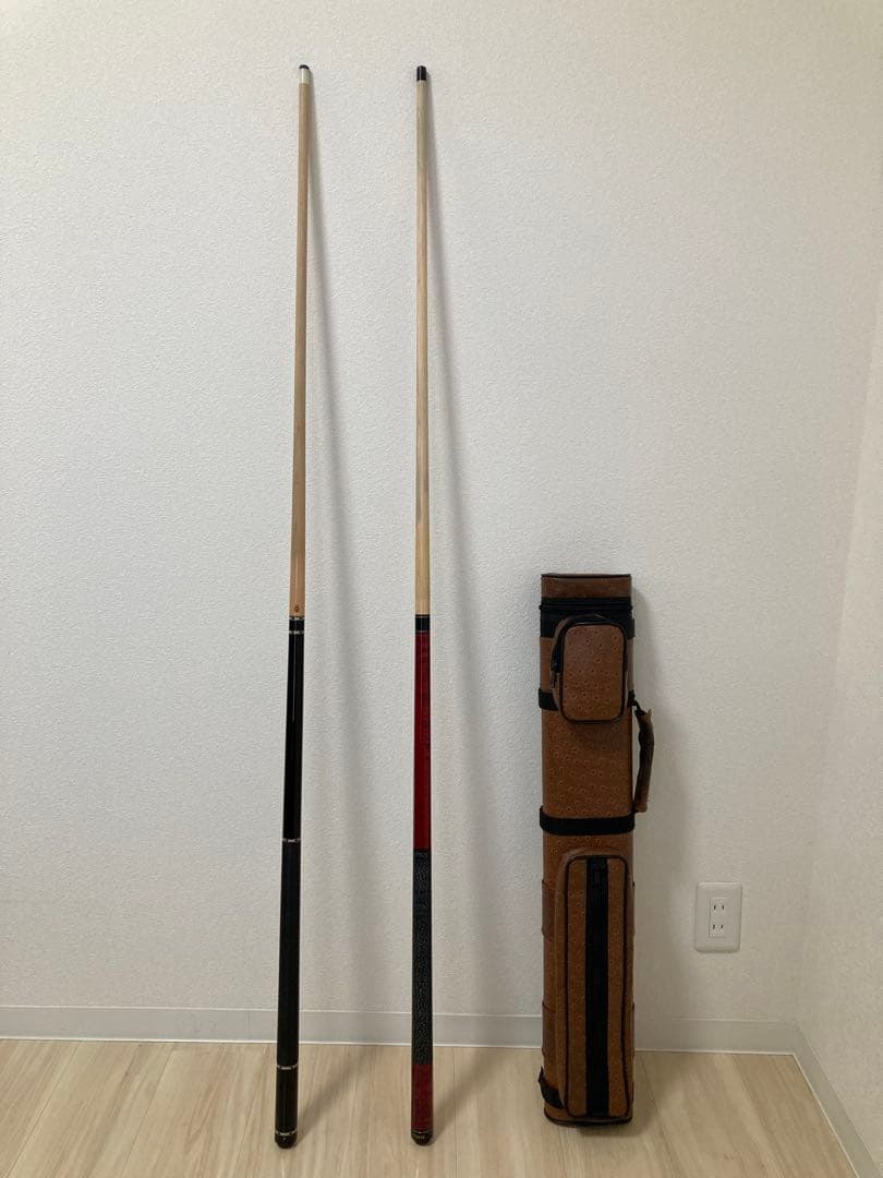 ビリヤードキューセット　HOWプレイ　ADAMブレイクジャンプ キューケース付き