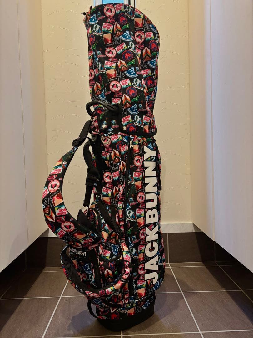 JACK BUNNY ワッペン柄キャディバッグ
