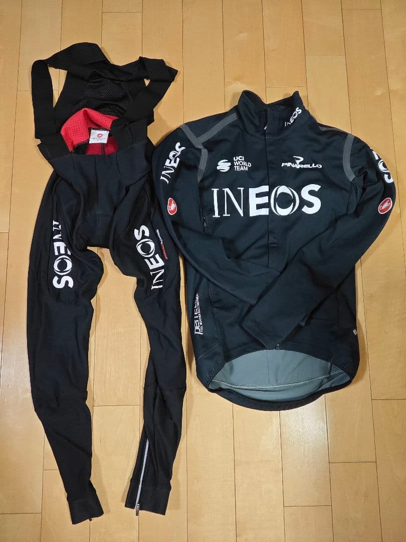★美品★castelli　INEOSジャケットタイツ 上下セット（約7万相当）