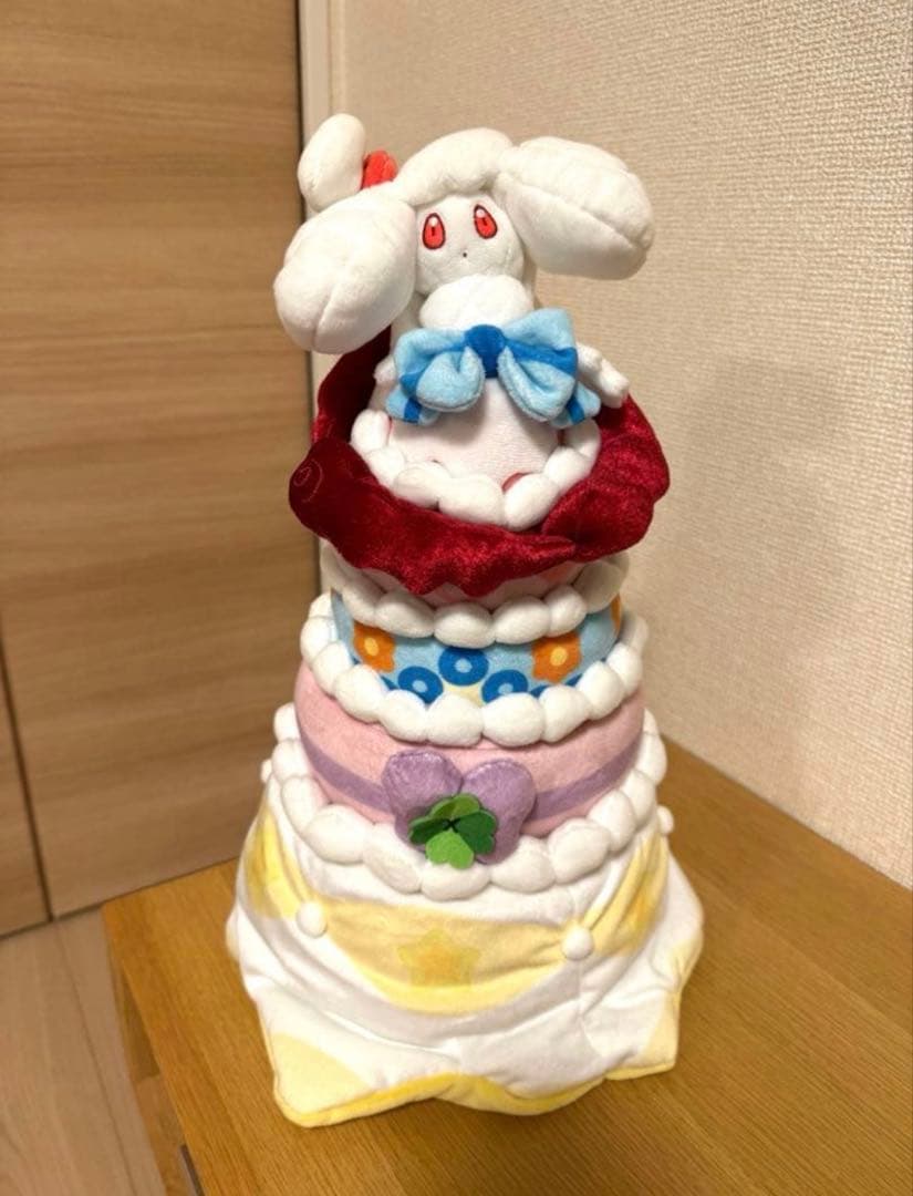 マホイップ／キョダイマックスのすがた／ぬいぐるみ／ポケモンセンター正規品