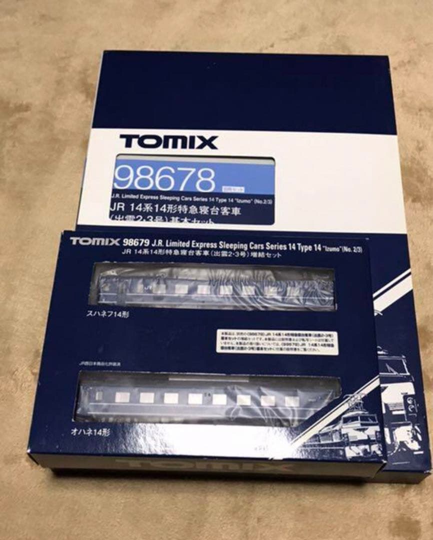 TOMIX98678・98679JR 14系14形特急　出雲２•３号基本・増結