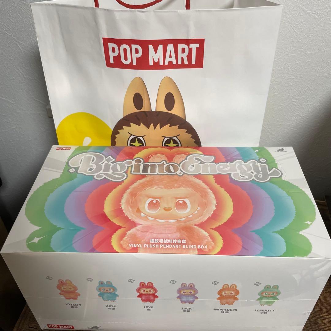 【店頭購入品】ショッパー付 LABUBU Big into Energy BOX