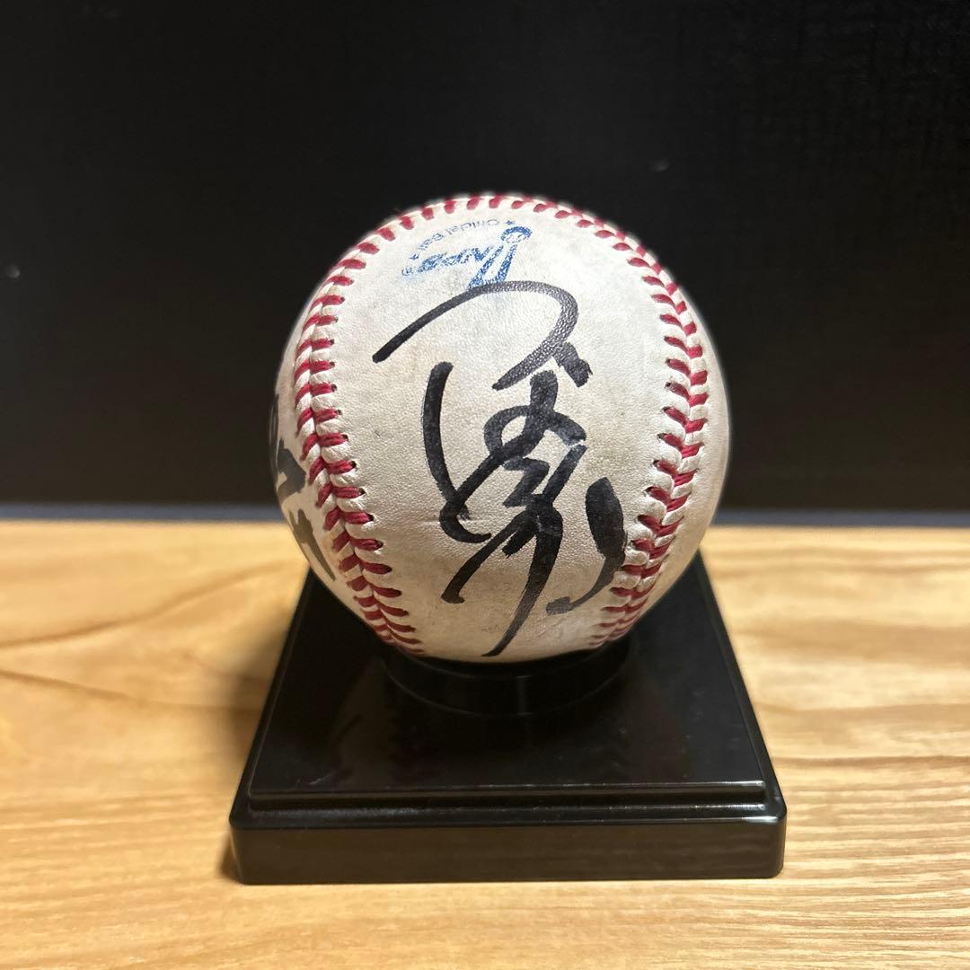 つば九郎&ドアラ 直筆サインボール 実試合球ケース付き レア物