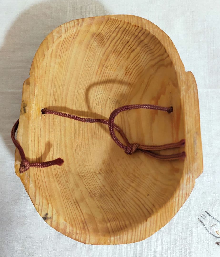 セール　天然木　木彫り神楽能面　飾面