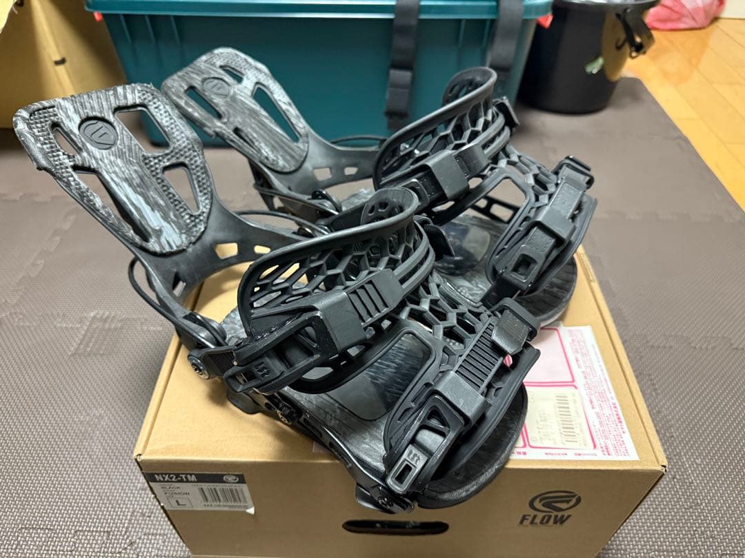 FLOW NX2 Lサイズ スノーボードビンディング ブラック