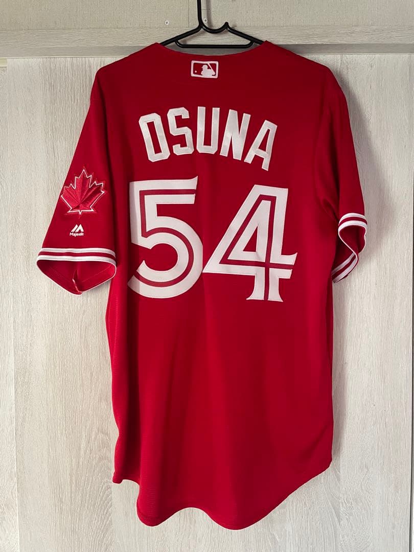 トロント・ブルージェイズ　ユニフォーム　ロベルト・オスナ　カナダデー　Mサイズ