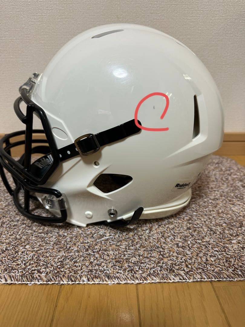 Riddell アメリカンフットボール ヘルメット ホワイト M