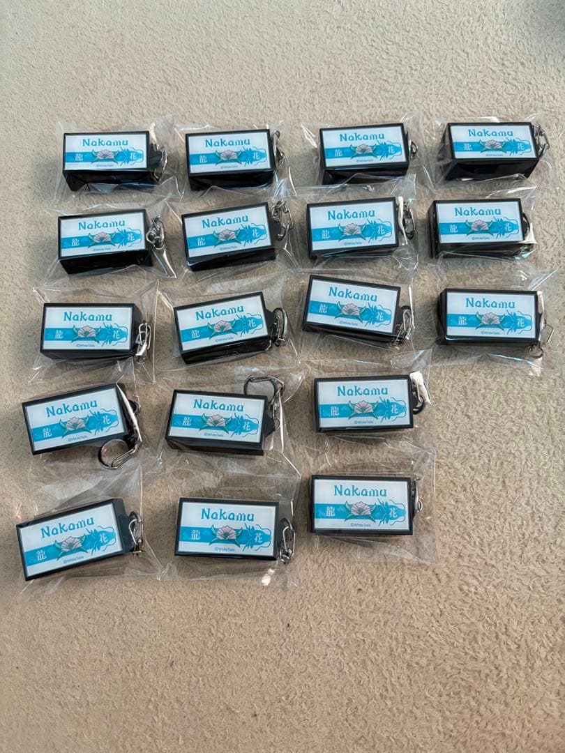 ワイテルズ Nakamu 花龍列車 光るキーホルダー