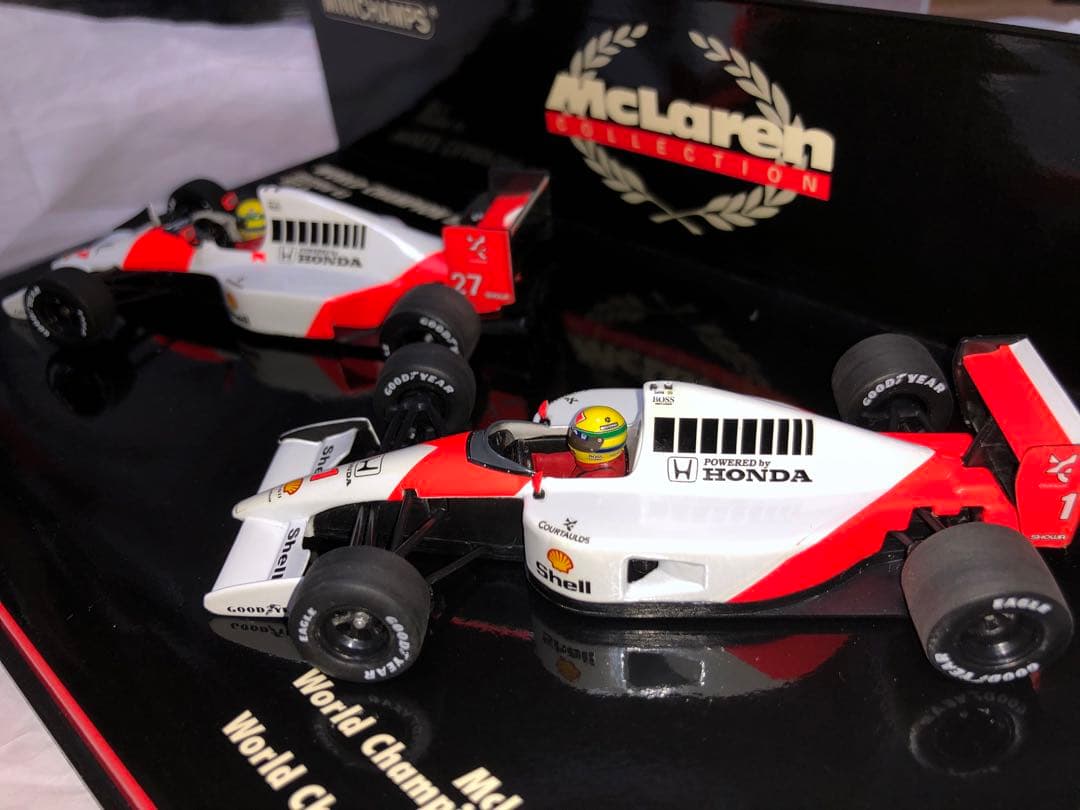 ミニチャンプス McLaren Honda MP4/5B MP4/6 セット