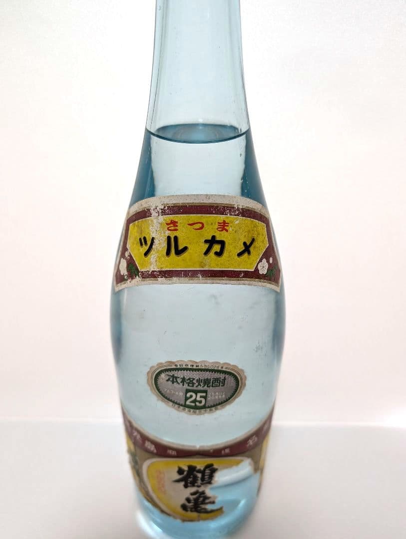 芋焼酎　さつま鶴亀　執印醸造株式会社　透明瓶　古酒　25度　1800ml
