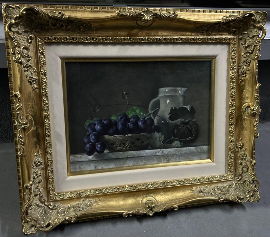 玉有万範 油彩画